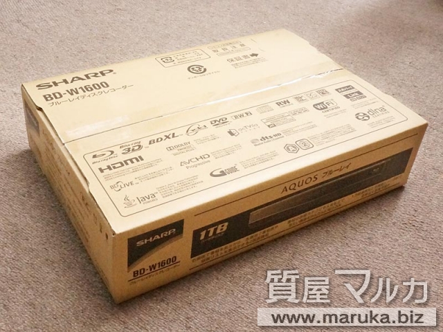 シャープ ブルーレイレコーダー 新品 BD-W1600の買取・質預かり｜大阪の質屋マルカ