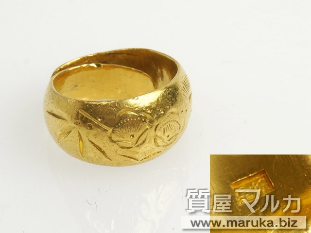 純金刻印の指輪 18.5gの買取・質預かり｜大阪の質屋マルカ