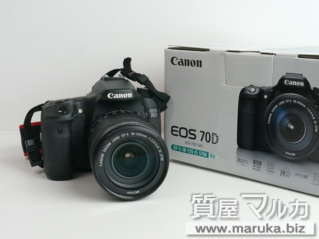Canon カメラ EOS 70D 18-135mm レンズキットの買取・質預かり｜大阪の質屋マルカ