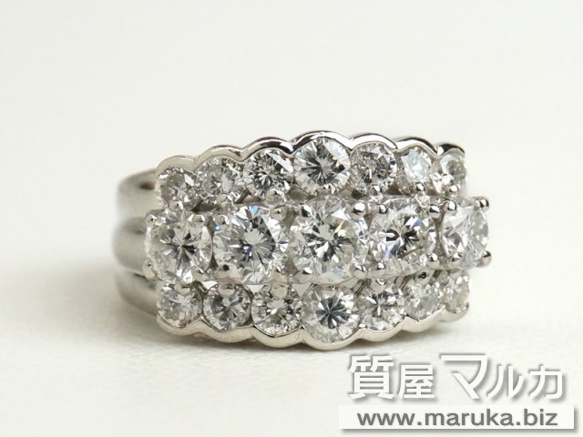 ダイヤモンド 3.0ct ファッションリングの買取・質預かり｜大阪の質屋マルカ