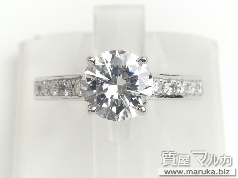Pt900 ダイヤモンド 1.07ct デザインリングの買取・質預かり｜大阪の質屋マルカ