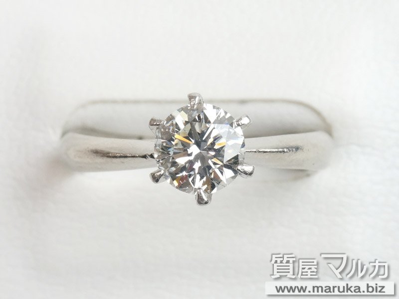 Pt900 ダイヤモンド1.039ct 立爪リングの買取・質預かり｜大阪の質屋マルカ