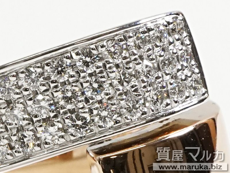 K18PGWG ダイヤモンドリングの買取・質預かり｜大阪の質屋マルカ