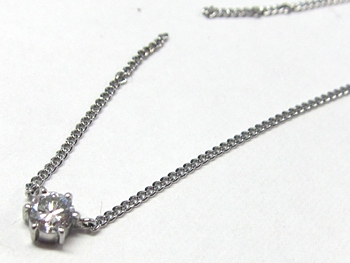切れたネックレス ダイヤモンド 0.31カラットの買取・質預かり｜大阪の質屋マルカ