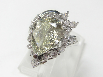 プラチナ ダイヤモンド 4.13ct デザインリングの買取・質預かり｜大阪の質屋マルカ