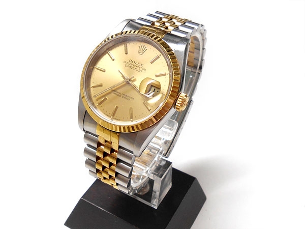 ロレックス デイトジャスト 16233 OJの買取・質預かり|大阪の質屋マルカ