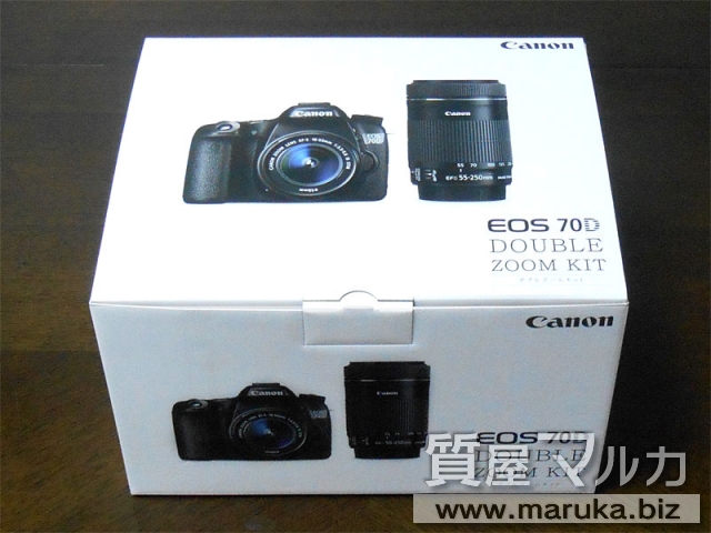 キャノン カメラ EOS70D Wズームキット 新品の買取・質預かり｜大阪の質屋マルカ