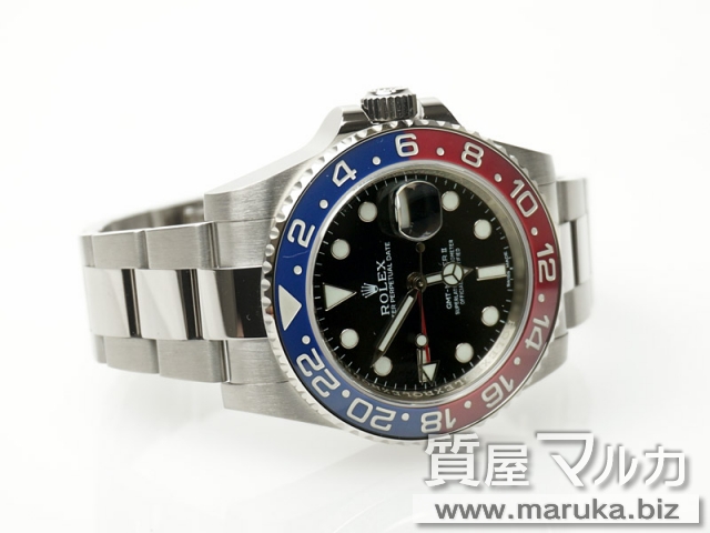 ROLEXGMTマスターII ホワイトゴールド 116719BLROの買取・質預かり｜大阪の質屋マルカ