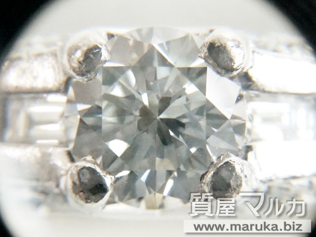 Pt900 ダイヤモンド 1.0ct 立爪リングの買取・質預かり|大阪の質屋マルカ