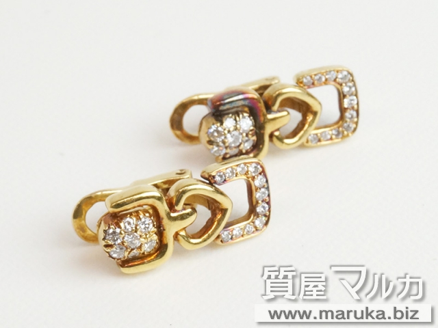 18金 ダイヤモンド入りネックレス 60.1gの買取・質預かり|大阪の質屋マルカ