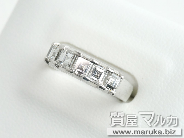 角ダイヤ 1.1カラット 一文字リングの買取・質預かり|大阪の質屋マルカ