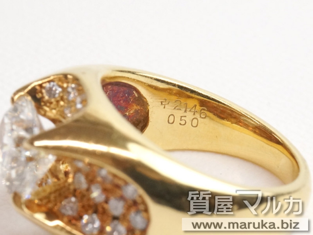 ダイヤモンド 2.14ct デザインリングの買取・質預かり｜大阪の質屋マルカ