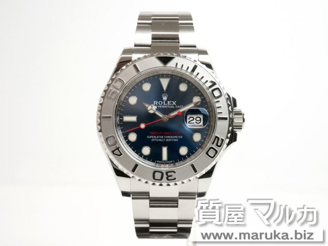 ROLEX ヨットマスター ロレジウム ブルー 116622の買取・質預かり｜大阪の質屋マルカ