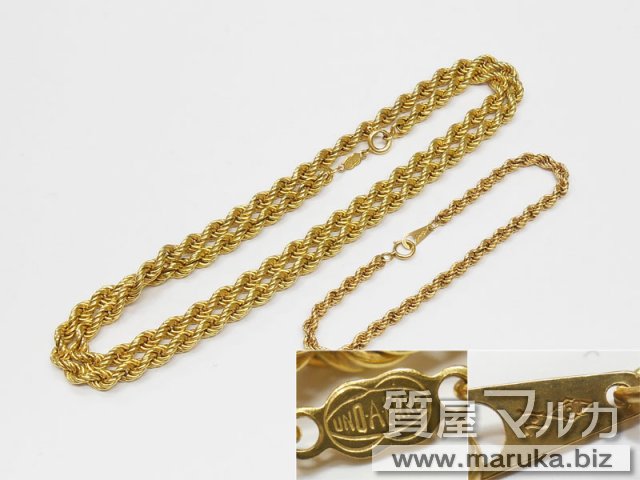 ウノアエレ K18 ネックレス・ブレスレット