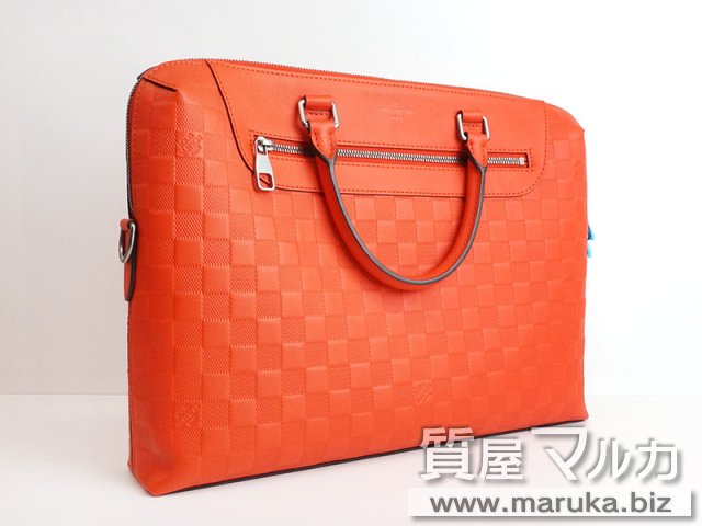 ルイヴィトンダミエアンフィニショルダーバッグオレンジ