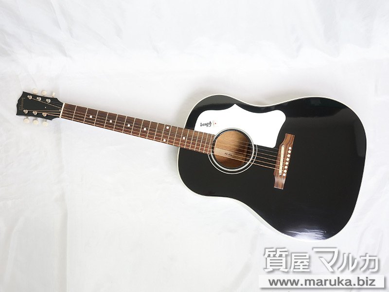 Gibson J-45 ADJ Ebony 補修跡ありの買取・質預かり｜大阪の質屋マルカ