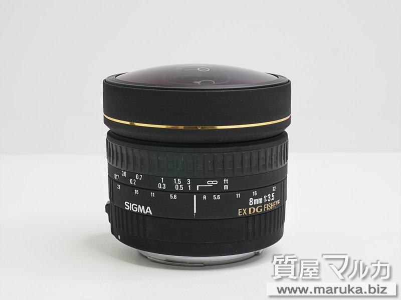 シグマ 8mm F3.5 EX DG FISHEYE キャノン用の買取・質預かり｜大阪の質屋マルカ