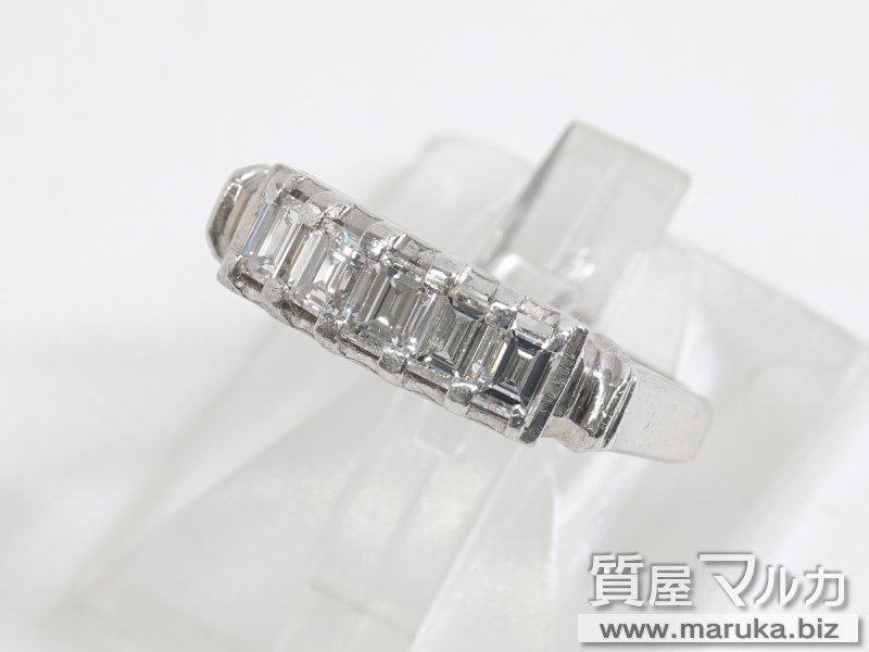 Pt900 ダイヤモンド 1.00ct リング 一文字 9.5号リング(指輪)