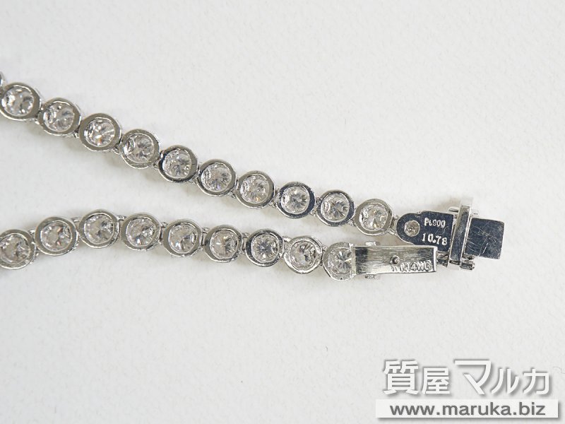 ダイヤモンド 10.7ct テニスネックレスの買取・質預かり｜大阪の質屋マルカ
