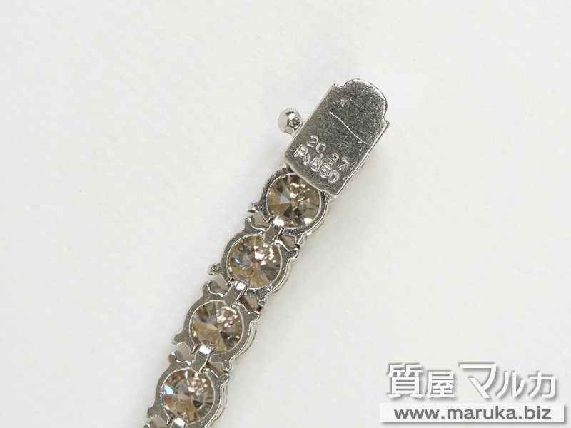 破格！★新品仕上げ済★ pt900 ダイヤモンド 2.0ct テニスブレスレット