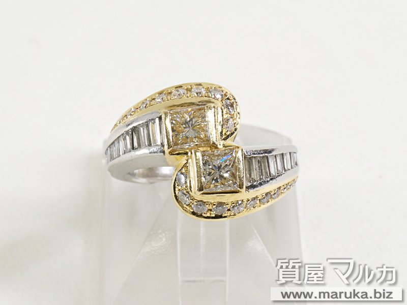 Pt900/K18 ダイヤモンド 1.99ct リングの買取・質預かり｜大阪の質屋マルカ