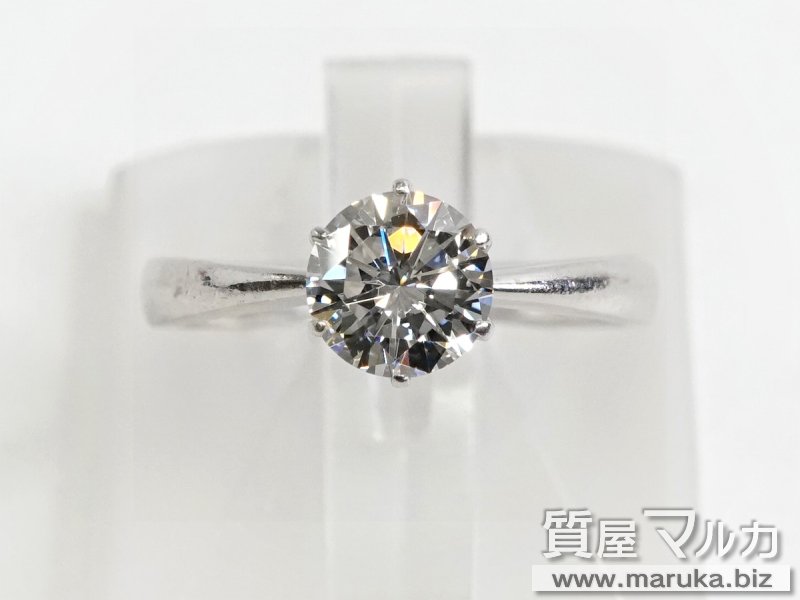 Pt900 ダイヤモンド 1.01ct 立爪リングの買取・質預かり｜大阪の質屋マルカ