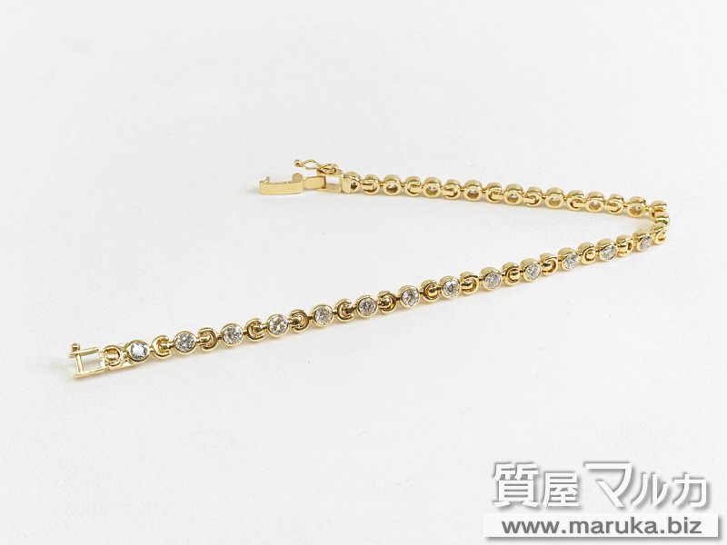 K18 ダイヤモンド 2.4ct ブレスレットの買取・質預かり｜大阪の質屋マルカ