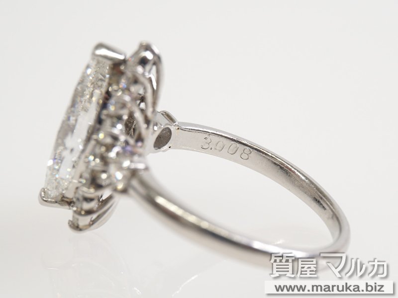 Pt900 マーキーズダイヤモンド 3.0ct リングの買取・質預かり｜大阪の質屋マルカ