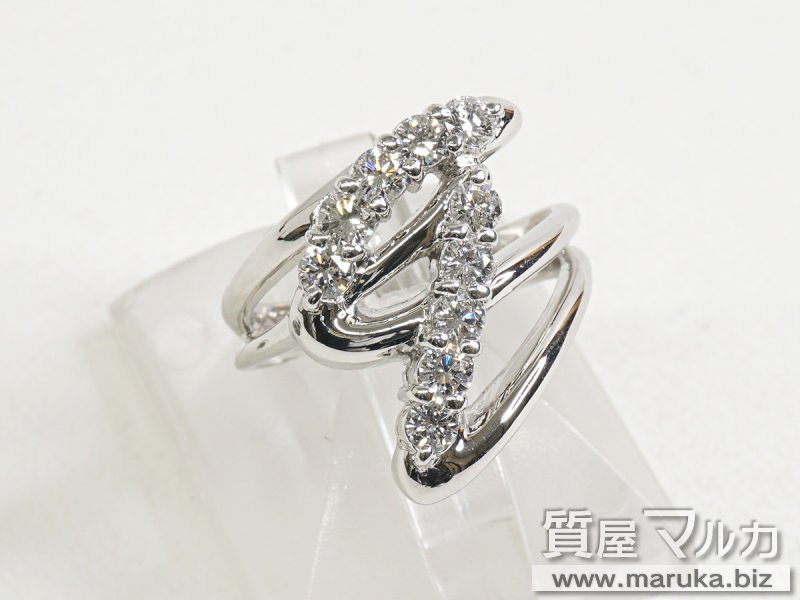 Pt900 ダイヤモンド0.7ct デザインリングの買取・質預かり｜大阪の質屋マルカ