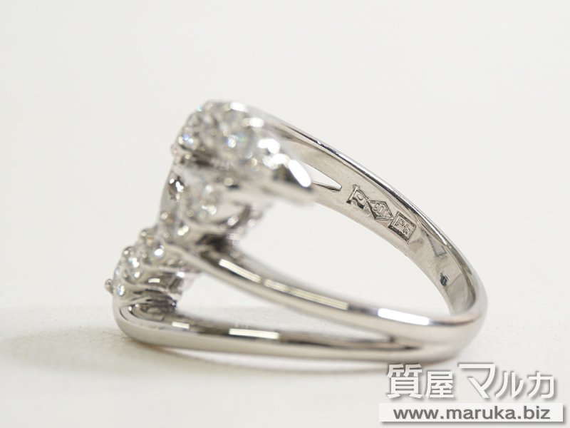 Pt900 ダイヤモンド0.7ct デザインリングの買取・質預かり｜大阪の質屋マルカ