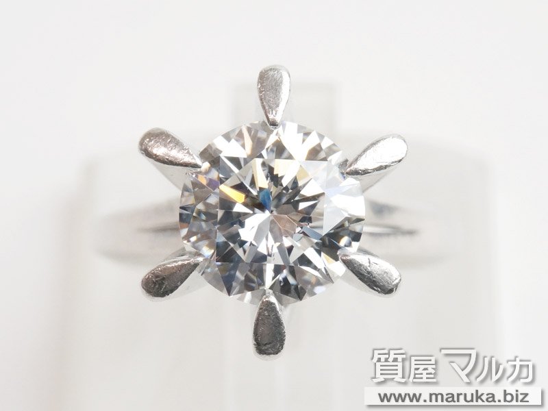 Pt900 高品質ダイヤモンド 2.06ct リング【質屋マルカ】