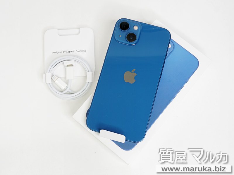 iPhone 13 ブルー 128 GB au 本体 ケース付き