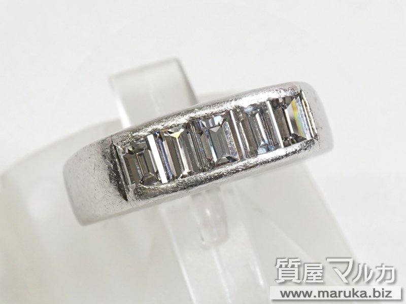 Pt900 角ダイヤモンド 1.25ct リングの買取・質預かり｜大阪の質屋マルカ