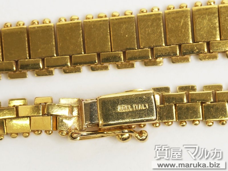 K18 イタリー製ネックレス 45.2gの買取・質預かり｜大阪の質屋マルカ