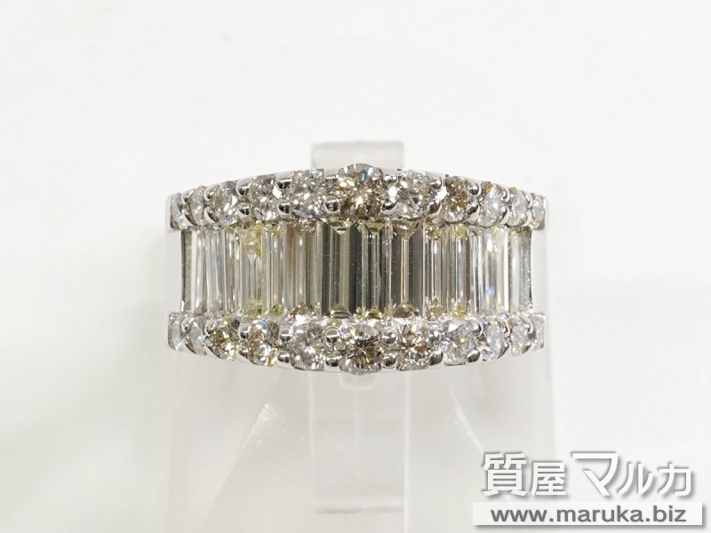 テーパーダイヤモンド 2.56ct リングの買取・質|質屋マルカの買取・質預かり｜大阪の質屋マルカ