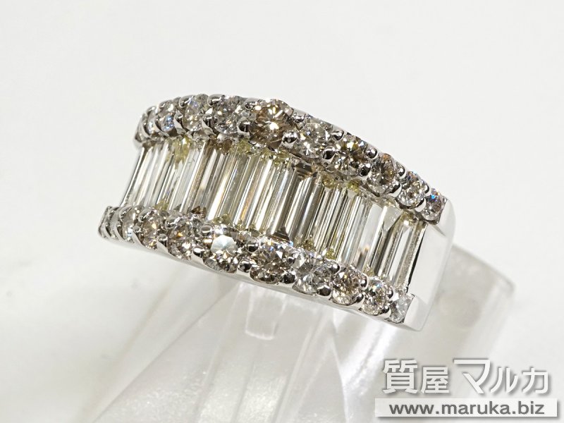 テーパーダイヤモンド 2.56ct リングの買取・質|質屋マルカの買取・質預かり｜大阪の質屋マルカ