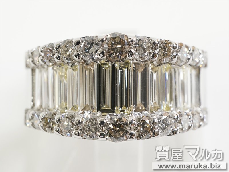 テーパーダイヤモンド 2.56ct リングの買取・質|質屋マルカの買取・質預かり｜大阪の質屋マルカ