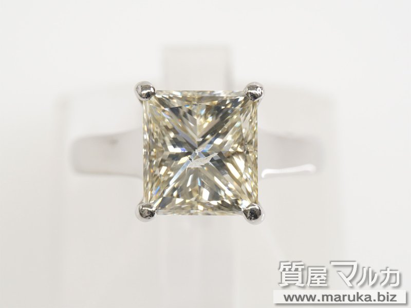 イエローダイヤモンド 3.47ct リングの買取・質預かり｜大阪の質屋マルカ