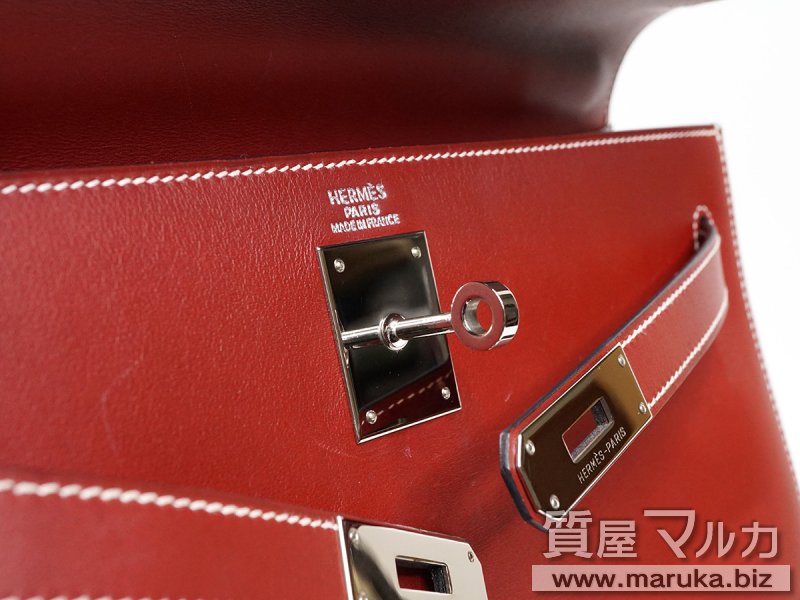 エルメス ケリー32 外縫い ルージュアッシュの買取・質預かり｜大阪の質屋マルカ
