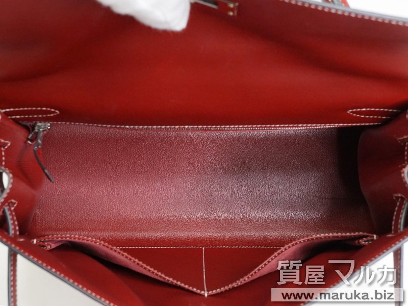 エルメス ケリー32 外縫い ルージュアッシュの買取・質預かり｜大阪の質屋マルカ