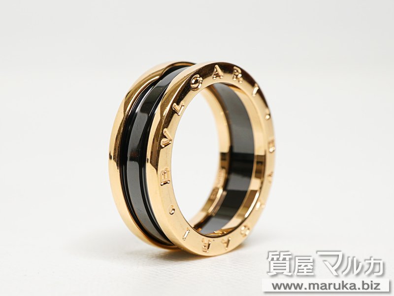 B-ZERO1 PG×黒セラミック リングの買取・質預かり｜大阪の質屋マルカ