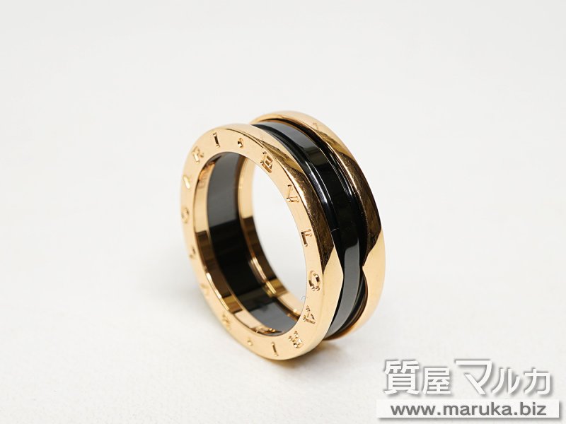 B-ZERO1 PG×黒セラミック リングの買取・質預かり｜大阪の質屋マルカ