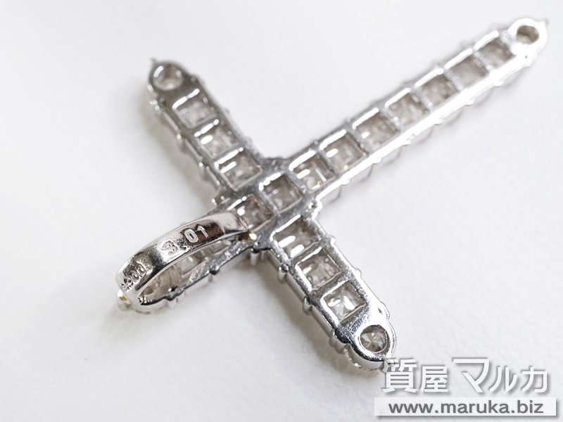 Pt900・ダイヤモンド3ct 十字架ペンダントの買取・質預かり｜大阪の質屋マルカ