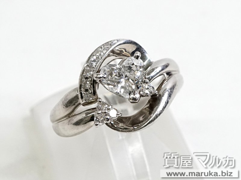 Pt900 ハートダイヤモンド1.01ct リングの買取・質預かり｜大阪の質屋マルカ