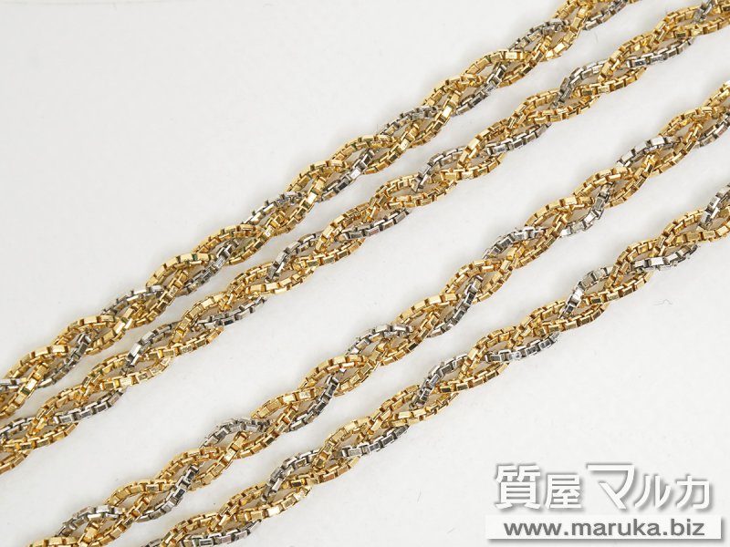 K18・Pt850 コンビネックレス 16.9gの買取・質預かり｜大阪の質屋マルカ