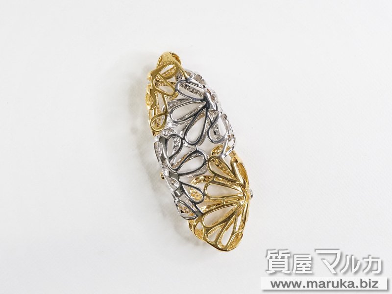 K18YGWG ダイヤモンド ペンダントの買取・質預かり｜大阪の質屋マルカ