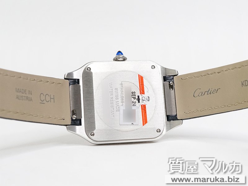 カルティエ サントスデュモンLM WSSA0022の買取・質預かり｜大阪の質屋マルカ