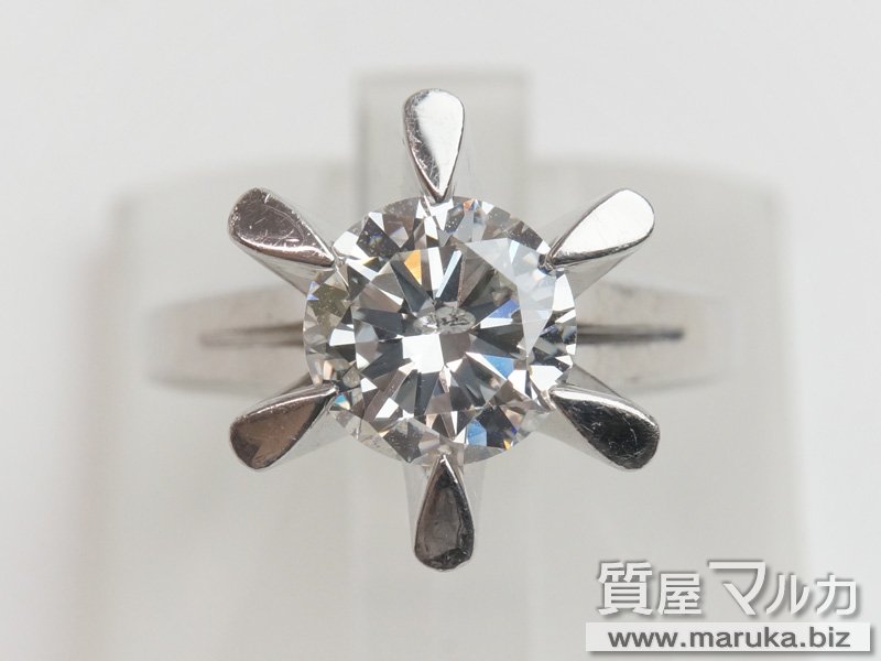 Pt900 ダイヤモンド1.4ct 立爪リングの買取・質預かり｜大阪の質屋マルカ