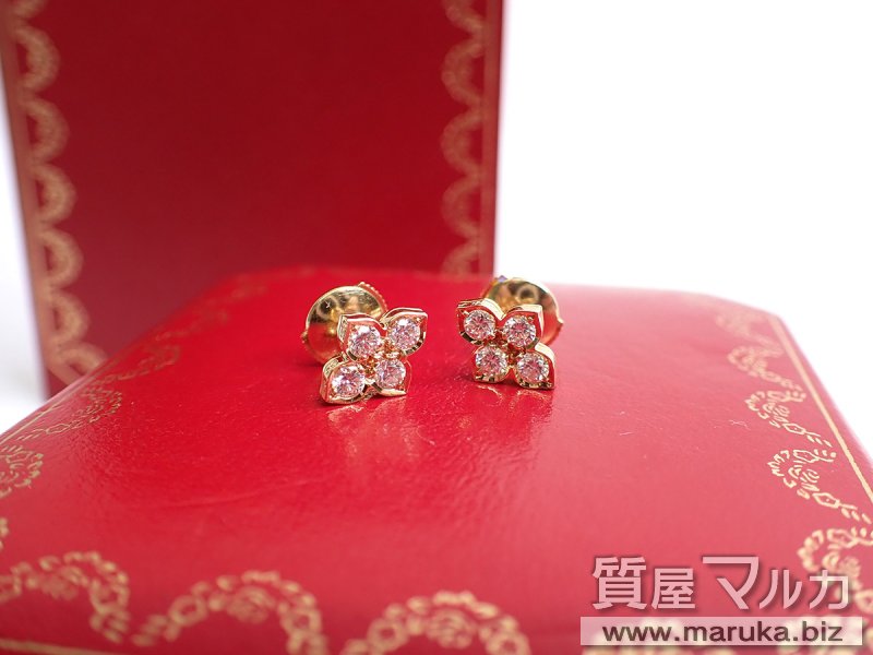 カルティエ ヒンドゥ ダイヤ入 ピアスの買取・質預かり｜大阪の質屋マルカ