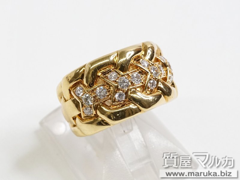 K18 ダイヤモンドリングの買取・質預かり｜大阪の質屋マルカ
